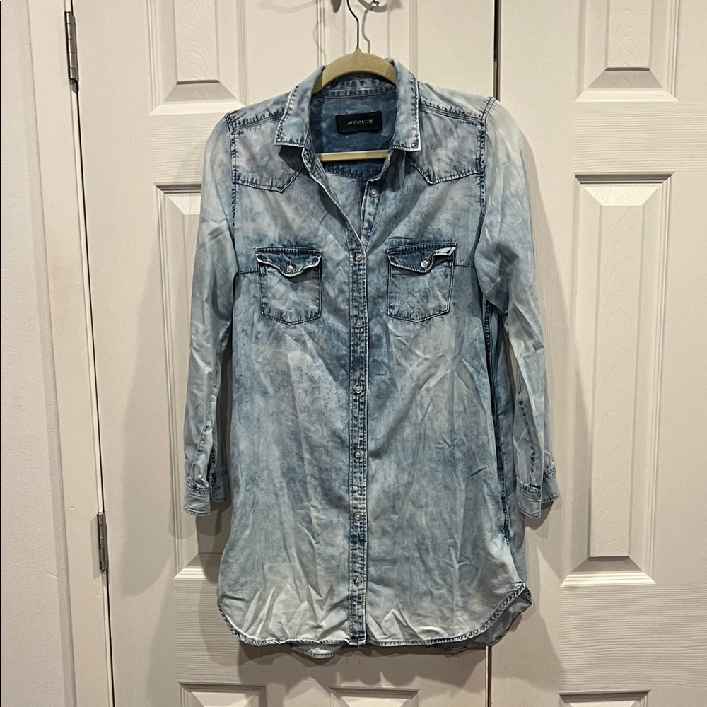 JW Signature Blue Denim shirt dress